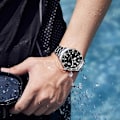 Pikkukuva 5 / 5: OLEVS Miesten Kellot Musta black Dial/Silver Band