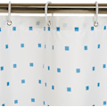 Miniatyrbilde 2 av 4: Dusjforheng i stoff - 72 x 72 tommer, for baderom 72''x72'' Blue Squares