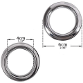 Pikkukuva 3 / 3: Elegantti geometrinen reikäverho verho oviin, ikkunoihin, parvekkeelle, olohuoneeseen, leveys 140 cm (korkeus 225 cm, sininen)