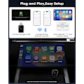 Miniatyrbild 5 av 5: Trådlös CarPlay-adapter för iPhone - Plug-and-Play-installation, bred kompatibilitet med iPhones som kör iOS 10+