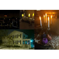Miniatyrbillede 3 af 5: 12 stk. flammefri LED-stearinlys, spids stearinlys, 6,5x0,9 tommer