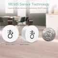 Miniatyrbild 5 av 5: Trådlös termometer hygrometer, ORIA Mini Bluetooth 5.0 fuktighet temperatur sensor med dataexport och larm