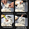 Miniatyrbillede 5 af 5: Automatisk Dumpling Maskine Dumpling Form Fremstilling Dumpling Maskine