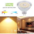 Miniatyrbillede 3 af 5: MR16 LED-spotpære GU5.3-sokkel, varm hvid 2700K, 3,8W svarende til 40W halogen, LED-spotpære GU5.3 12V ikke-dæmpbar 430 lumen