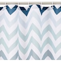 Miniatyrbilde 2 av 4: Dusjforheng i stoff - 72 x 72 tommer, for baderom 72''x72'' Blue Ombre Chevron
