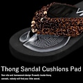 Miniatyrbild 2 av 5: 4 st/2 par Flip Flop Sandaler Pads Flip Flops Slitstarka Tåskydd Gel Tå Post Mat
