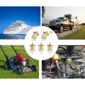 Miniatyrbild 5 av 5: Universellt bränslefilter Industriell traktor Bil Lastbil Motorcykel Bränsleledning 5-pack