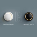Miniatyrbillede 4 af 5: LED Væglampe Roterbar 350 Grader Moderne Indendørs Væglampe Justerbar Vinkel Væglampe, Varm Hvid (5W, Sort) black