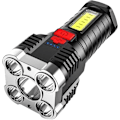 Miniatyrbild 1 av 4: Vattentät glödlampa 5-Bead COB explosionssäker ficklampa - Lång räckvidd sidoljus - Hem & Utomhus - USB-laddningsbar, (JF4554)