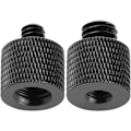 Miniatyrbillede 1 af 5: Kameraskrueadapter Gevind 1/4\" Han til 3/8\" Hun og 3/8\" Han til 1/4\" Hun Adapter Kit