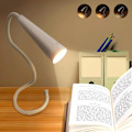 Pikkukuva 2 / 5: 4-in-1 LED-kannettava lukulamppu, Ladattava lukulamppu 3 valaistustasolla ja 3 kirkkausasteella, 360° joustava lukulamppu Blanco