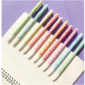 Pikkukuva 1 / 5: 10 kpl söpöjä värikyniä naisille Toshine värikkäät geelivärikynät moniväriset kynät Bullet Journal -kirjoittamiseen Roller Ball -kynät ohuet kynät F Multicolored