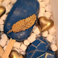 Miniatyrbillede 4 af 5: Fjerformet silikoneform, chokoladeform, chokoladefjer, bageform til kage, fondant, DIY-dekorationsværktøj