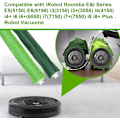 Miniatyrbild 5 av 5: 4 st multifunktions gummiborstar, dammsugartillbehör för iRobot Roomba E5 E6 i7 i7 plus i8 i8+ i6 i6+ i4 i4 och andra dammserier