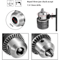 Miniatyrbild 2 av 5: 1,5-13 mm borrchuck 1/2-20 UNF med SDS plus-adapter och hylsnyckel Borrchuck Snabbväxlingschuck med nyckel för borrning Elektrisk borrkonvertering