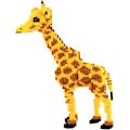 Miniatyrbillede 3 af 5: Mikro Byggeklodser Mini Kæledyrs Byggelegetøj Klodser til børn Giraffe 12 x 5 x 19 inches