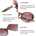 Miniatyrbilde 3 av 5: Solbriller for kvinner Trendy Polariserte solbriller Oversized solbriller Dame Shades UV-beskyttelse B