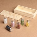 Miniatyrbilde 4 av 5: 12 stk 2 ml små miniglassflasker med kork, klare trolldomsglassflasker med korklokk, miniatyrglassflasker