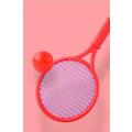 Miniatyrbillede 2 af 5: Plastik Tennis Ketsj Børn Legetøj Udendørs Sports Interaktiv Strand Legetøj Tennis Ketsj Sæt (Rød) Red