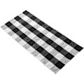 Pikkukuva 2 / 5: Mustavalkoinen ruudullinen matto 23,6” x 52” Suuri Buffalo Plaid -matto Ulko-oven edustan matto Ovimatto Dekor