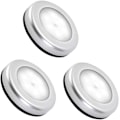 Miniatyrbilde 1 av 5: Innendørs bevegelsessensor nattlys, LED bevegelsessensor batteridrevet lampe for trapper, LED-belysning automatisk PÅ / AV 3M lim White light 3pc