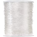 Miniatyrbild 1 av 5: Elastisk pärltråd smyckestillverkning rep, stretch polyester rep för armband och hantverk, 0,8 mm, 100 m, transparent