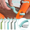 Miniatyrbillede 3 af 4: Vegetabilske kartoffelskrællere til køkken, frugt gulerod agurk æble skræller, godt greb grøntsagsskræller