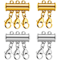 Miniatyrbilde 1 av 5: 4 stk Halskjede Lags Lås, Magnetisk Lags Halskjede Spenne Halskjede Lags Spenne Halskjede Kobling Halskjede Separator