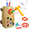 Pikkukuva 1 / 5: Musikaaliset Montessori-lelut 2 3 4-vuotiaille pojille ja tytöille, lahjat äänellä ja valolla