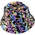 Miniatyrbillede 1 af 4: Regnbue Reflekterende Baseball Caps - Glow In The Dark Rave Hatte Til Mænd Og Kvinder