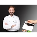 Miniatyrbild 4 av 5: MÅNGSIDIGT KÖKSREDSKAP tillverkat av rostfritt stål, köksspatel i rostfritt stål, köksskyffel, köksspatel för att samla upp
