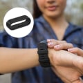 Miniatyrbillede 2 af 5: Urrem til urrem, silikone urremringe, 10 stk., urrembåndsholder til smart sportur black 20MM