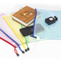 Miniatyrbild 3 av 5: 5 st plastfickor A4 mapp med dragkedja - Extra tjocka nätdokument dragkedjepåsar Ziplock-påsar plast a4-fickor skolmaterial