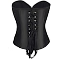 Pikkukuva 4 / 5: Naisten Satiini Yksinkertainen Bustier Top - Burlesque Basque Muotoilija S