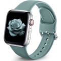 Miniatyrbilde 1 av 5: Sportreim kompatibel med Apple Watch iWatch-reimer unisex, myke silikonreimer for håndleddet til Apple Watch 3 6 5 4 2 1 SE Cactus 38mm/40mm S/M