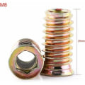 Miniatyrbilde 2 av 4: Pakke med 20 M8 sink-legering i sink-legering, sink-legering innlegg mutter combo (M8x25mm)