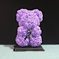 Miniatyrbillede 1 af 5: Rosebjørn - Kvinder gaver til fødselsdag gaver til mor gave kæreste gaver til hende Purple 25cm