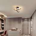 Miniatyrbilde 5 av 5: LED-taklampe, taklampe, LED-lys, svart