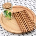 Miniatyrbild 5 av 5: 12-delad bambu virknålsset, 3 mm till 10 mm i diameter, stickningsnålar stickningshantverk set, DIY trä stickningsnål kit