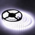 Pikkukuva 1 / 3: Joustavat LED-nauhat, vedenpitävät, 12 voltin LED-nauhat, 16,4 jalkaa/5 m, joulu-/juhla-/sisä-/ulkokoristeluun (valkoinen)