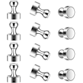 Pikkukuva 1 / 5: Vahvat magneetit 12 kpl Pienet neodyymi jääkaappimagneetti N52 Magneettitaulun magneetit 12 x 16 mm jääkaapille Valkotauluille Kuvat Muistiinpanot Kartta