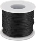 1mm sort elastisk snor, 40m elastisk snor til armbånd, velegnet til DIY smykkefremstilling, halskæde armbånd perlearbejde tråd