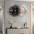 Miniatyrbild 2 av 5: Ingen tickande, tyst väggklocka, modern, enkel väggklocka