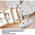 Miniatyrbillede 3 af 5: Chipposeklemmer, madklemmer, 3,9 tommer brede kraftige chipklemmer, store poseklemmer, 10 stk.
