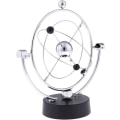 Miniatyrbillede 2 af 5: Elektronisk evighedsmaskine legetøj simulering galakse ring model roterende balance bold fysik videnskab legetøj bedste kontorbord dekoration