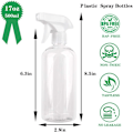 Miniatyrbillede 3 af 5: 500ML Tom Sprayflaske, 2 stk. Tom Sprayflaske i Plastik med Pumpe, Transparent