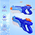 Miniatyrbild 2 av 5: 3-pack vattenpistoler för barn och vuxna - 600CC vattenpistoler Super Water Blaster Soaker Lång räckvidd Hög kapacitet Pool Strand Utomhus Vattenstrid Leksak