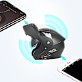 Miniatyrbillede 4 af 5: Hjelm Bluetooth Headset Motorcykel Bluetooth Headset Med Skærm Lang Levetid Rider Vandtæt