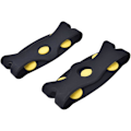 Miniatyrbilde 2 av 5: 2 Par Slip-on Skogrippere, Snø Isklatring Anti-skli Pigger Grips Sko Deksel For Menn Kvinner Barn