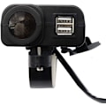 Miniatyrbild 4 av 5: 12V 5V Motorcykel USB-laddare för 2.1A 12V Motorcykelladdare med LED Voltmeter Display Termometer